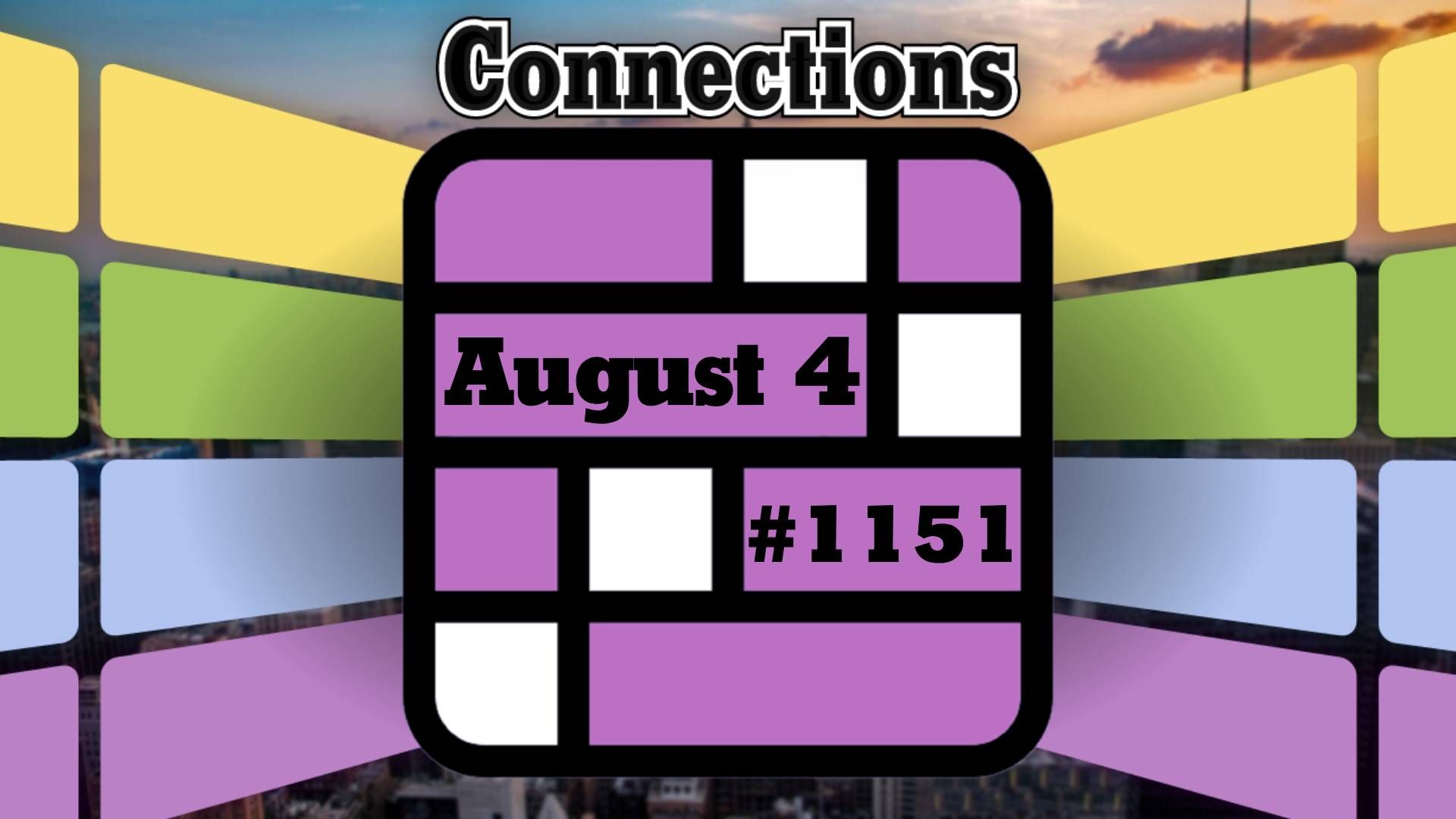 NYT Connections Solution And Hints For August 4, 2026 image