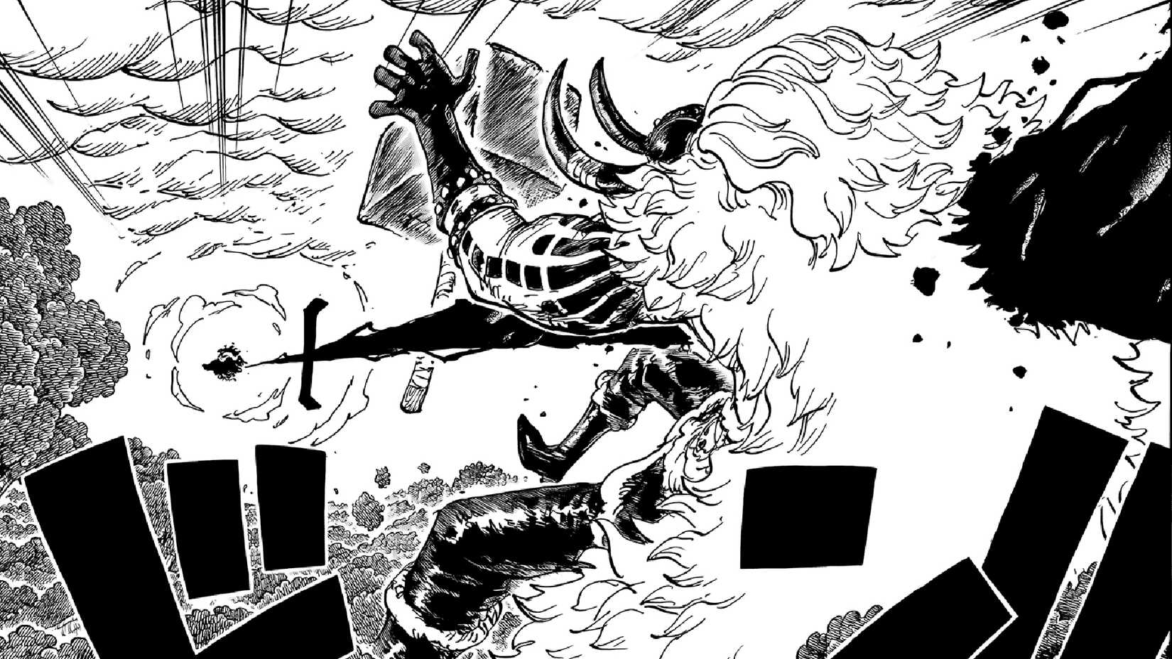 Imu uses Stigma against Loki in One Piece