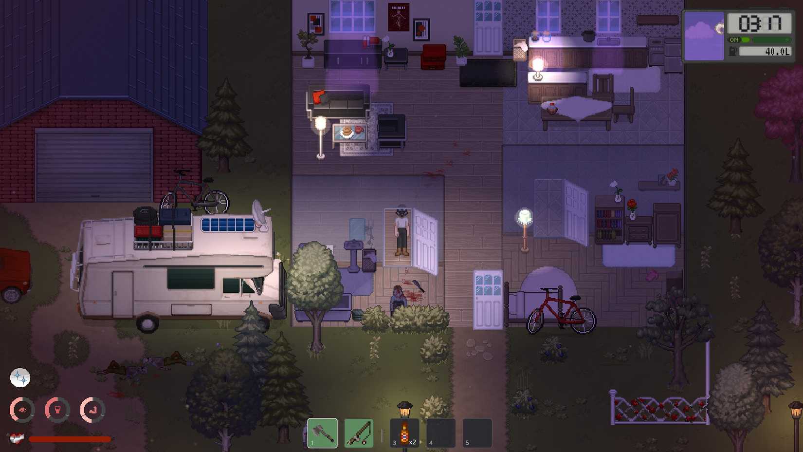In The Van: New Zombie Survival Game Blends Project Zomboid and Stardew Valley