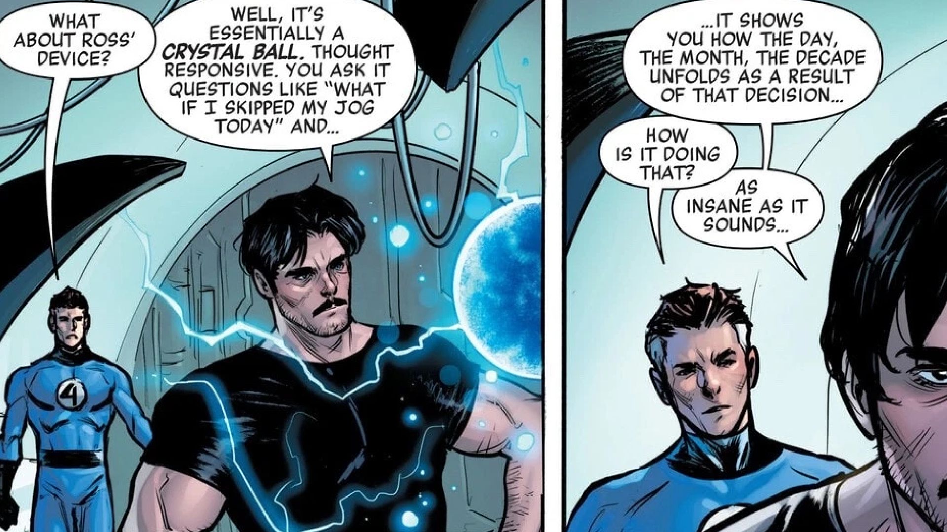 iron man investigates the what if machine in avengers armageddon