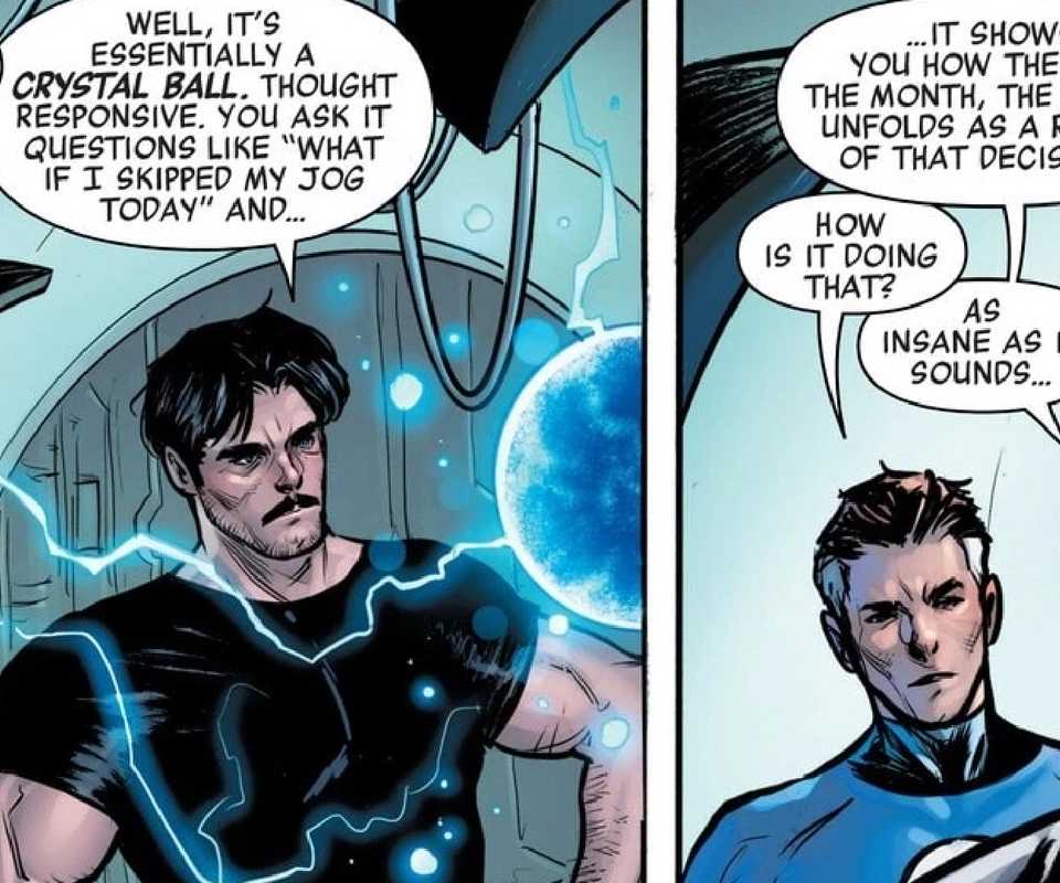 iron man investigates the what if machine in avengers armageddon