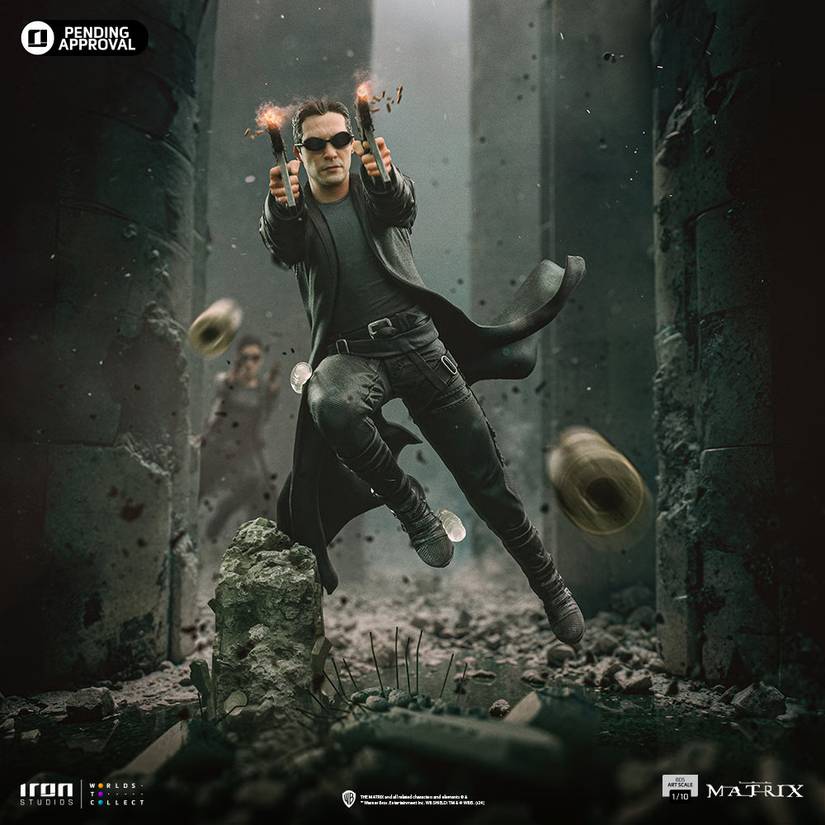 Image shows the Neo statue from Sideshow