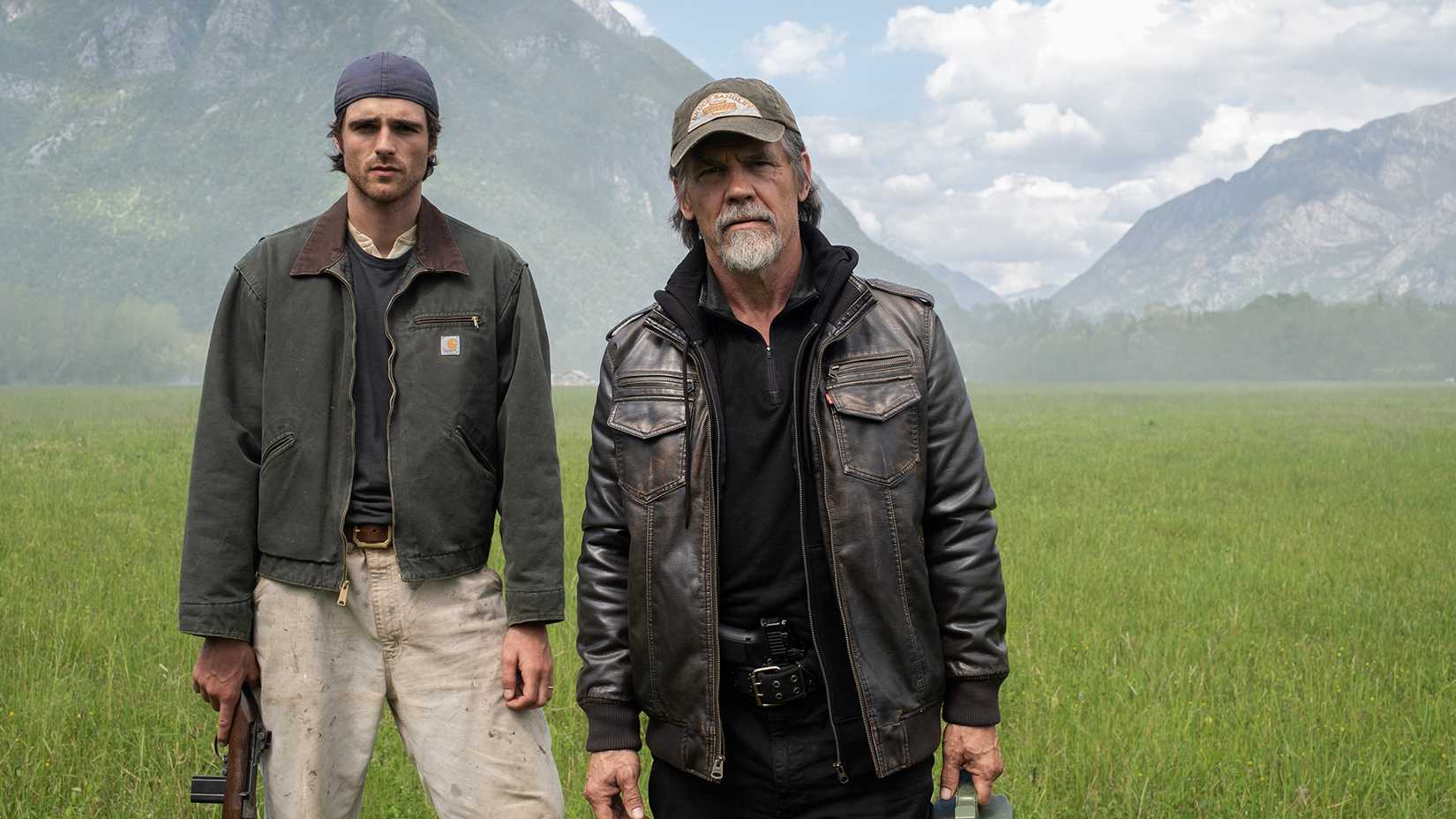Jacob Elordi & Josh Brolin standing in The Dog Stars