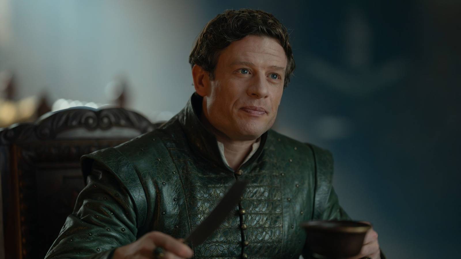 Ormund Hightower looking intense in House of the Dragon