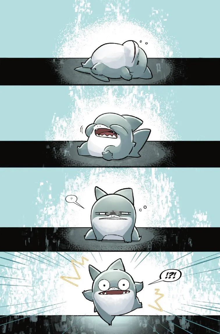 Jeff the Land Shark wakes up in Superstar #2