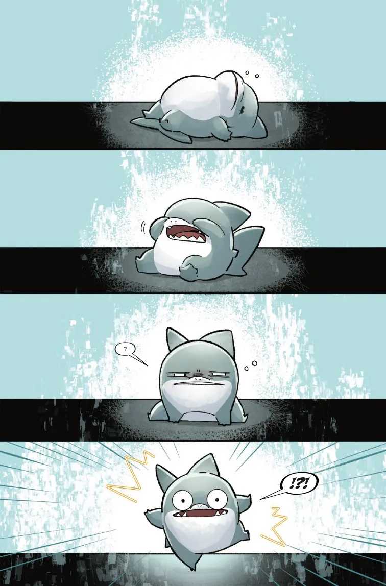 Jeff the Land Shark wakes up in Superstar #2