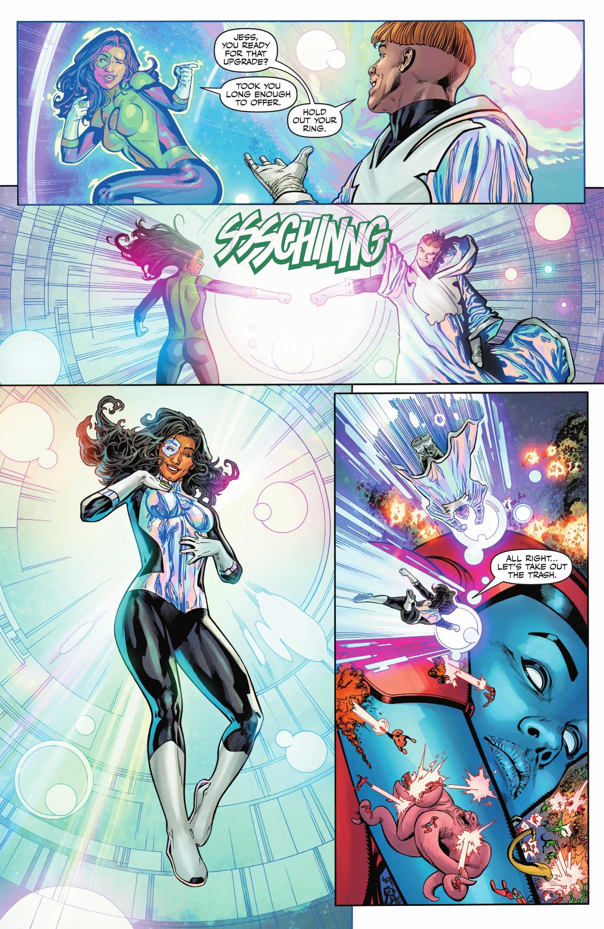 Jessica Cruz becomes a Chrome Lantern in DC Comics