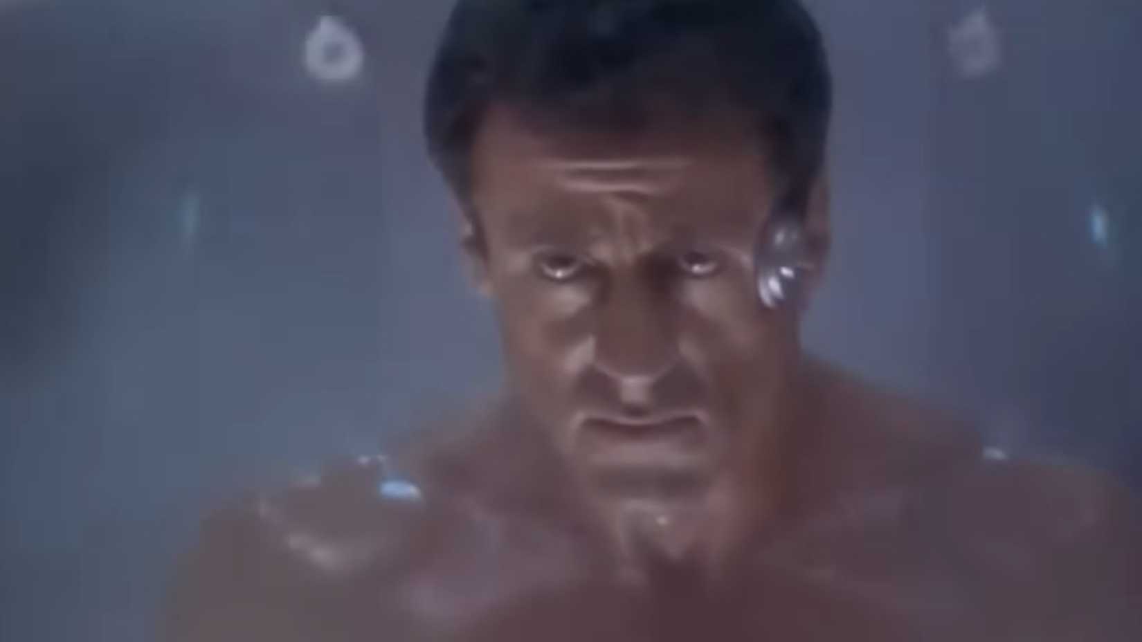 John Spartan being thawed out in Demolition Man