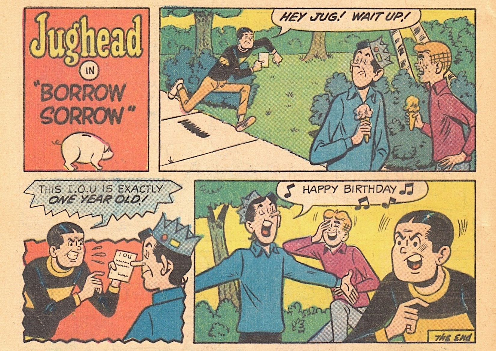 Jughead's Jokes Strips Issue 8 Borrow Sorrow