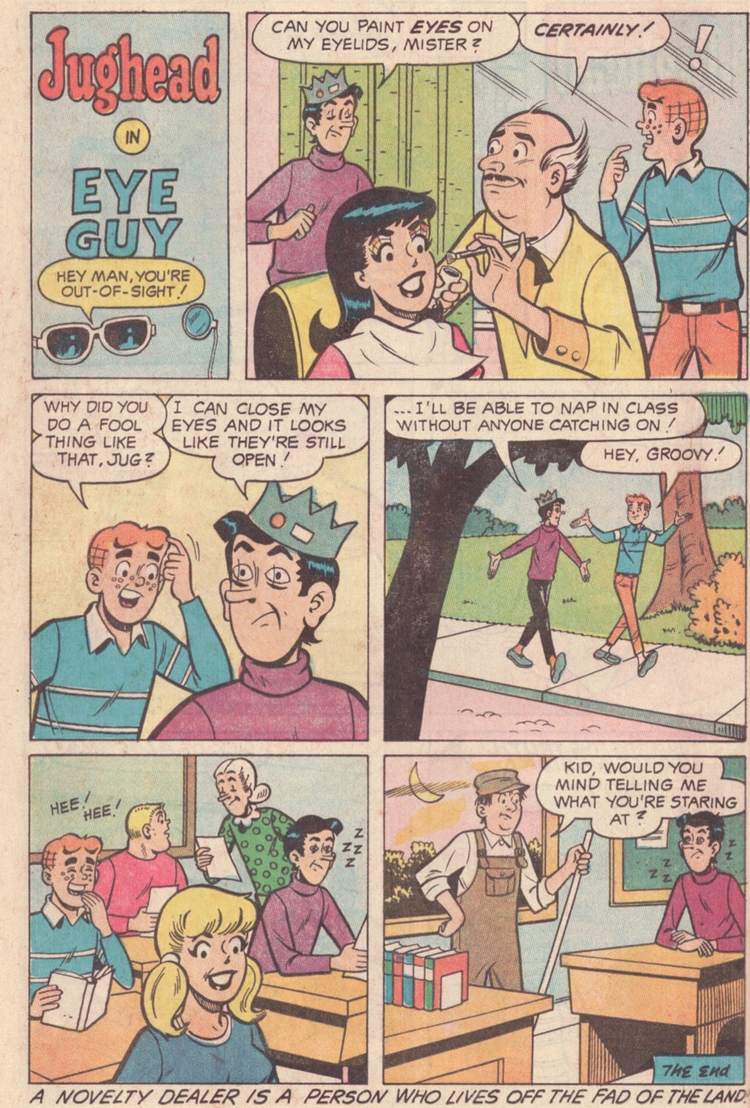 Jughead's Jokes Strips Issue 9 Eye Guy