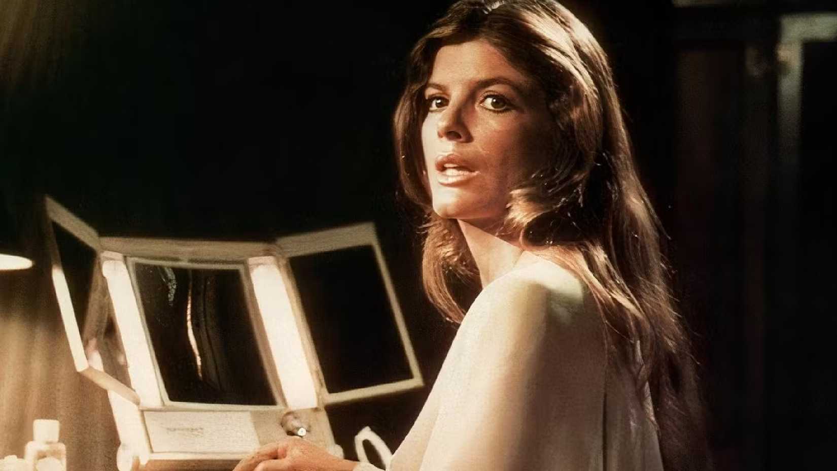 Katharine Ross looks up in The Stepford Wives
