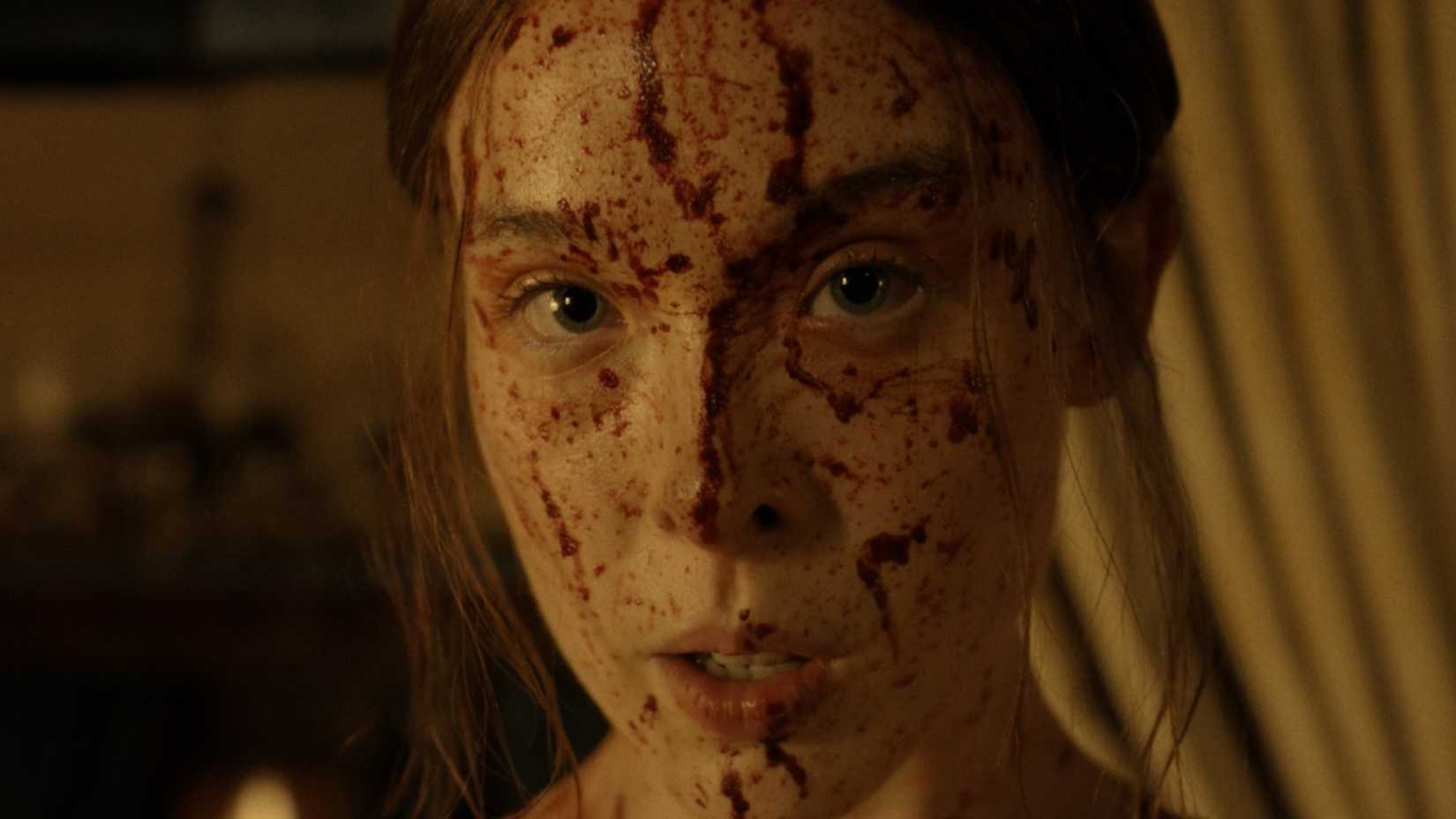 Lizzie Borden covered in blood in Monster season 4-1