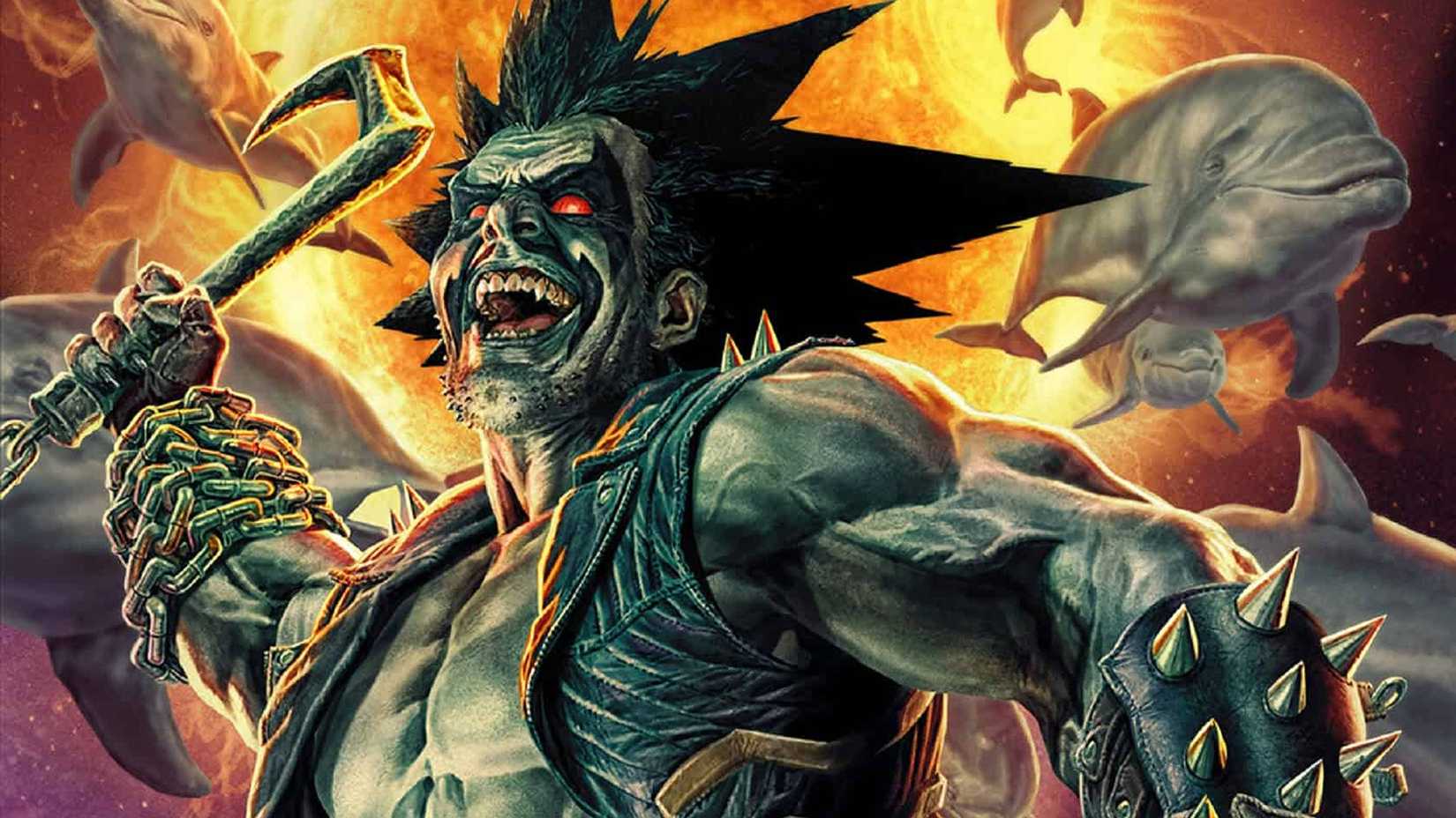 Lobo #1 Featuring Lobo Wielding His Axe
