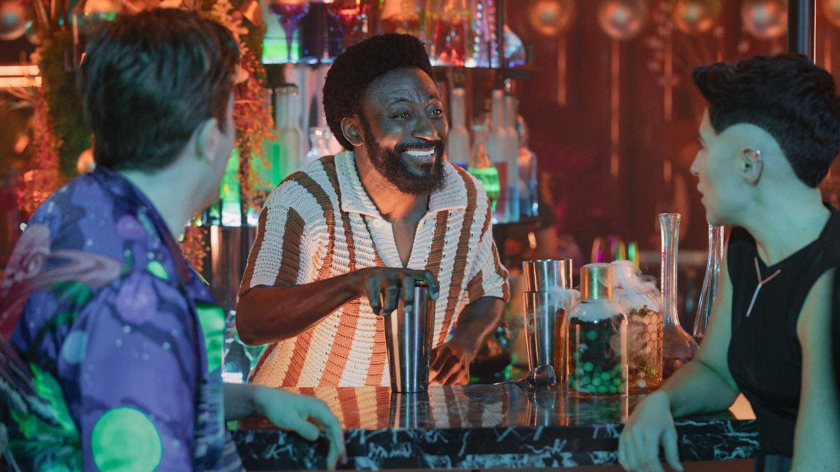 M'Benga is a bartender