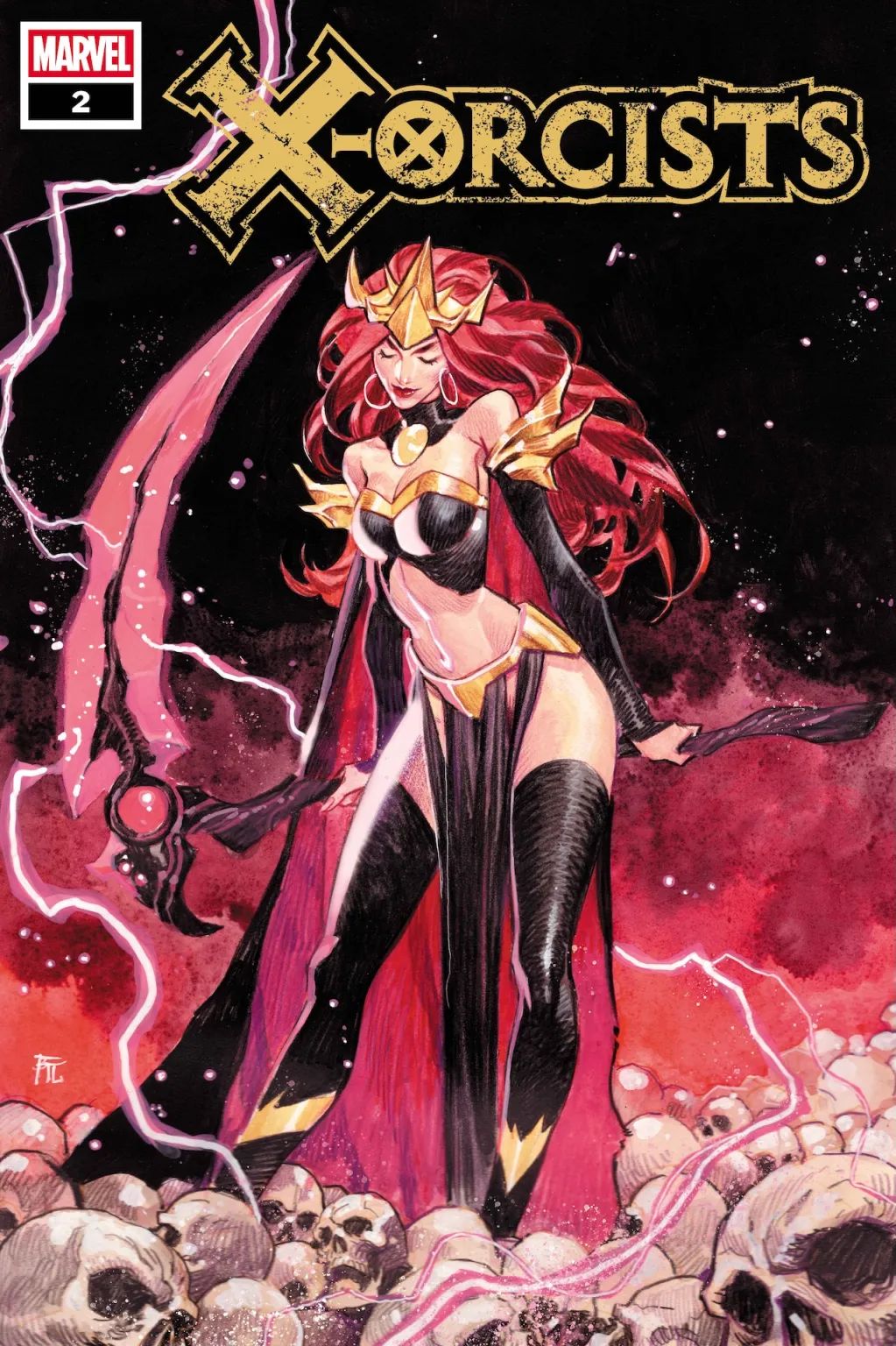 Madelyne Pryor wields a scythe in X-Orcists comic cover variant