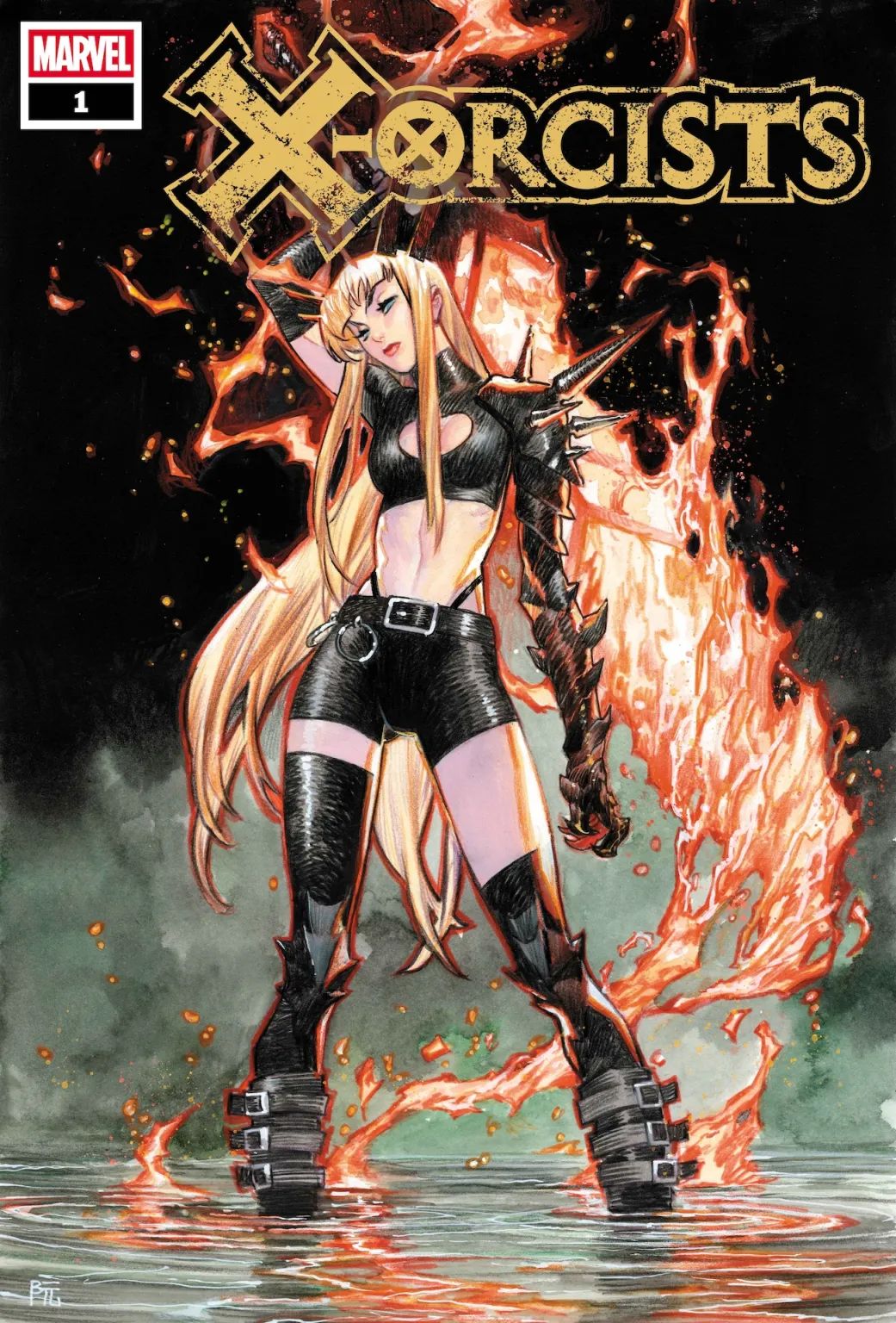 Magik's Soulsword ignites in X-Orcists comic cover variant