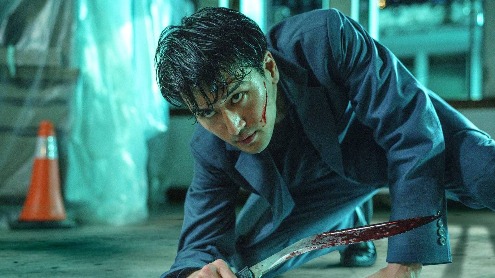 Man with a knife in The Furious
