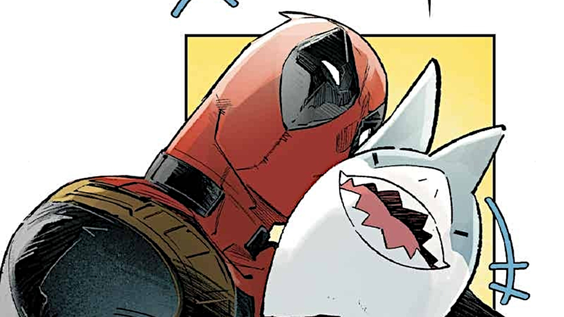 Marvel Hero Beating Spider-Man X-Men Jeff the Land Shark Deadpool
