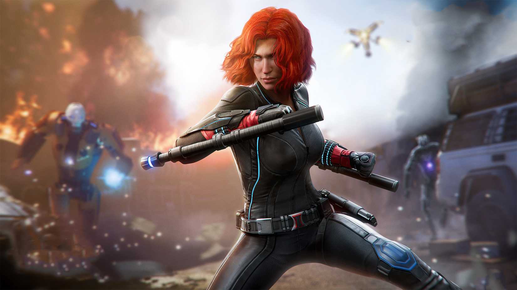 marvel's avengers age of ultron black widow skin