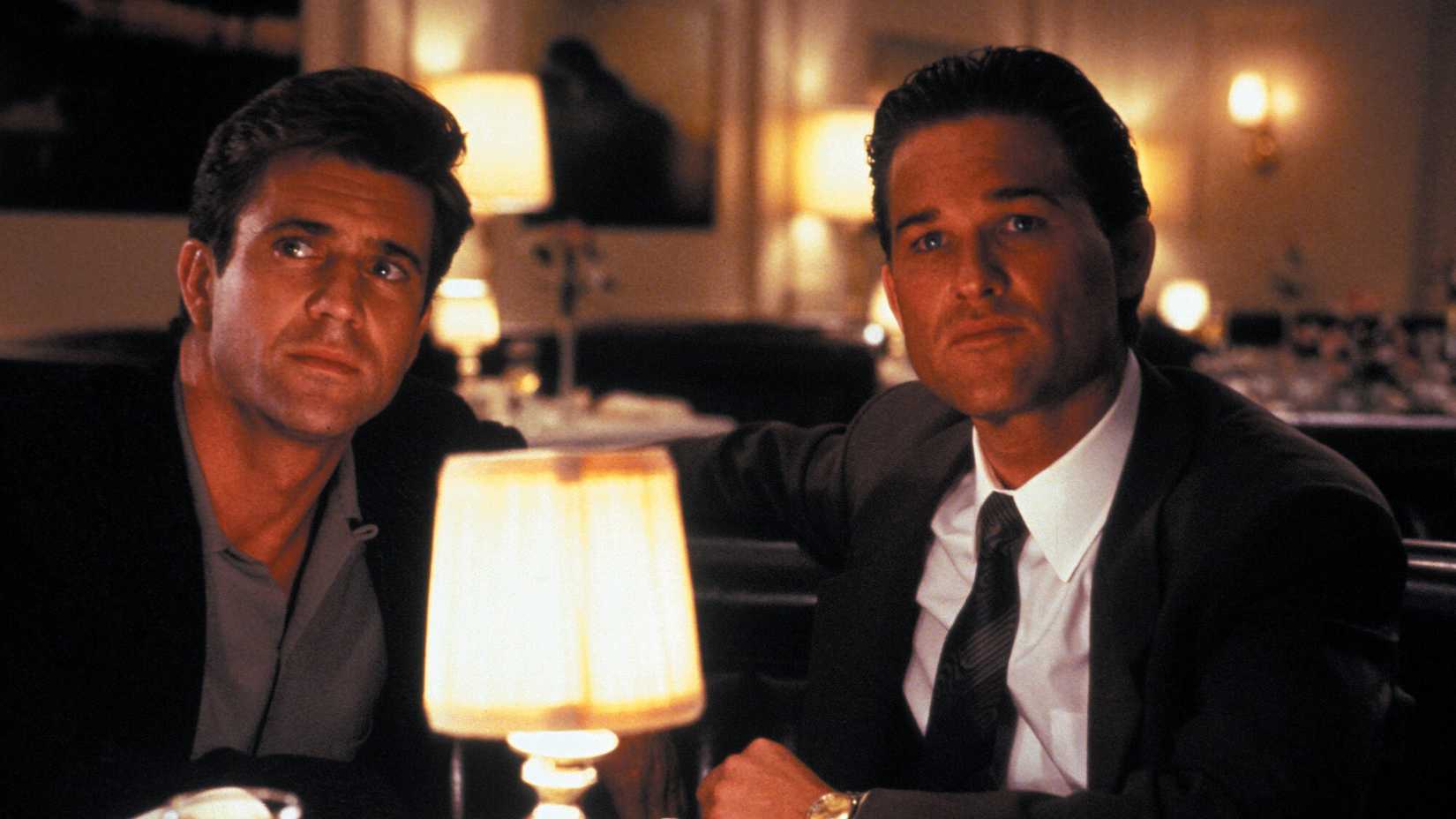 Mel Gibson and Kurt Russell in Tequila Sunrise