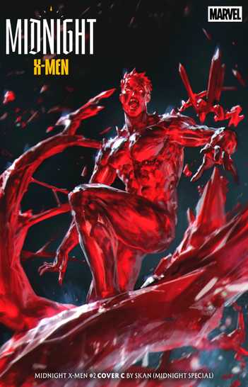 midnight x-men 2 cover showing iceman