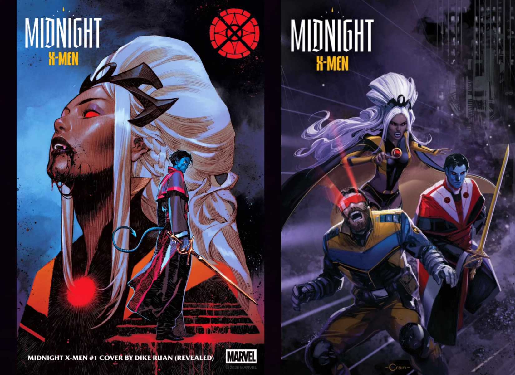 midnight x-men storm covers