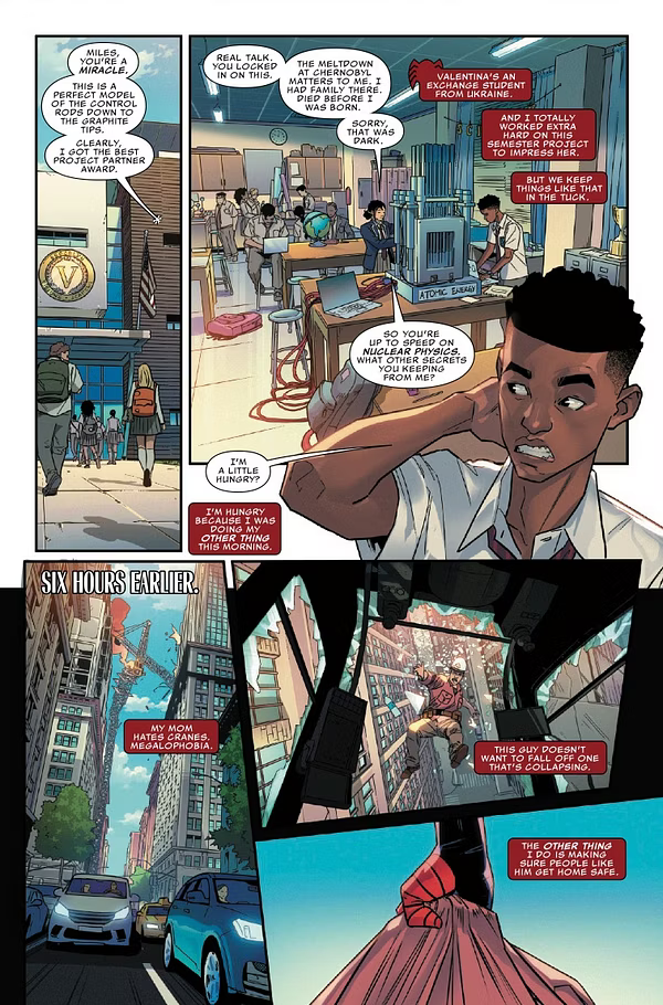 Miles Morales Spider-Man #1 comic preview pages (1)