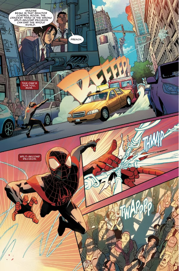 Miles Morales Spider-Man #1 comic preview pages (3)