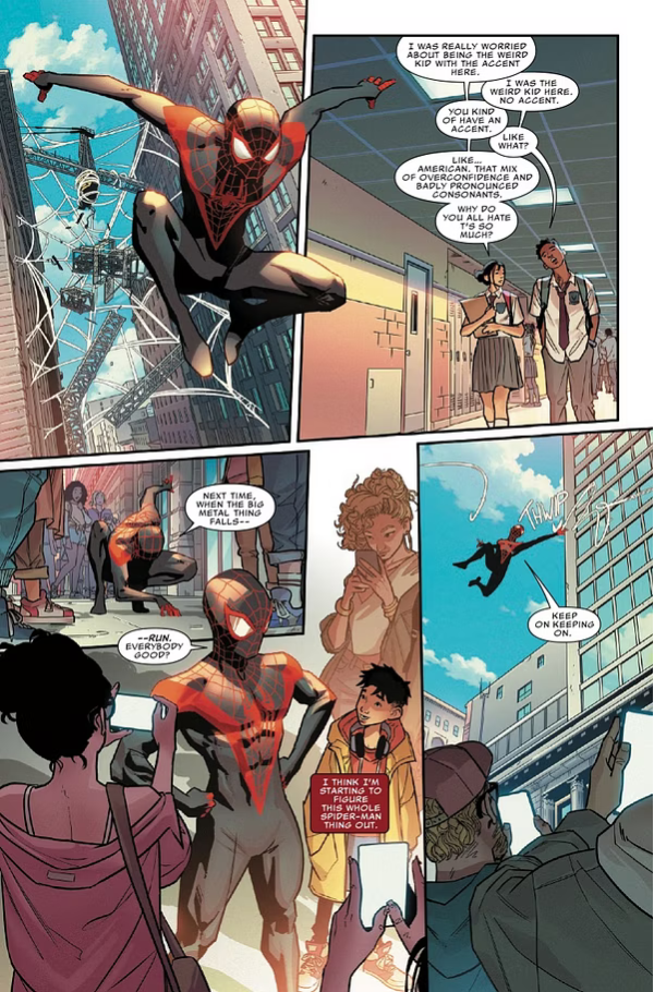 Miles Morales Spider-Man #1 comic preview pages (4)