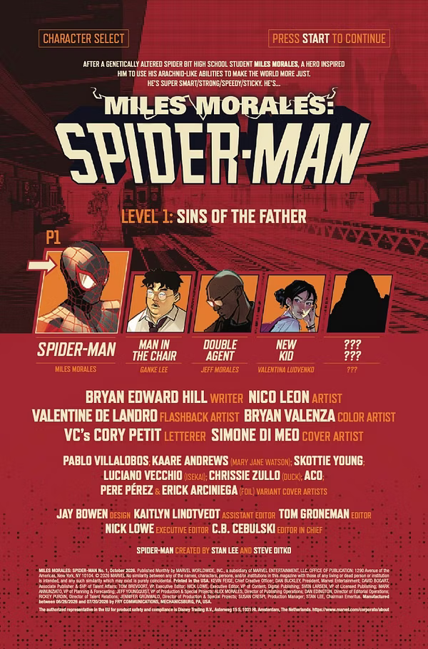 Miles Morales Spider-Man #1 comic preview pages