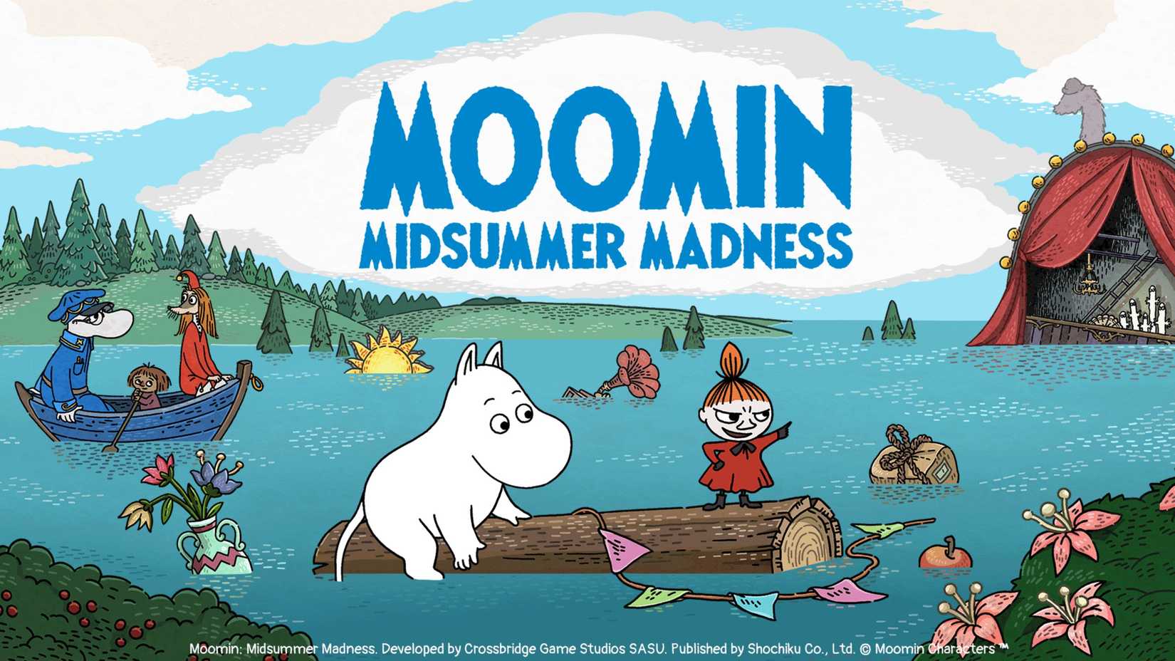 Moomin Midsummer Madness key artwork and title