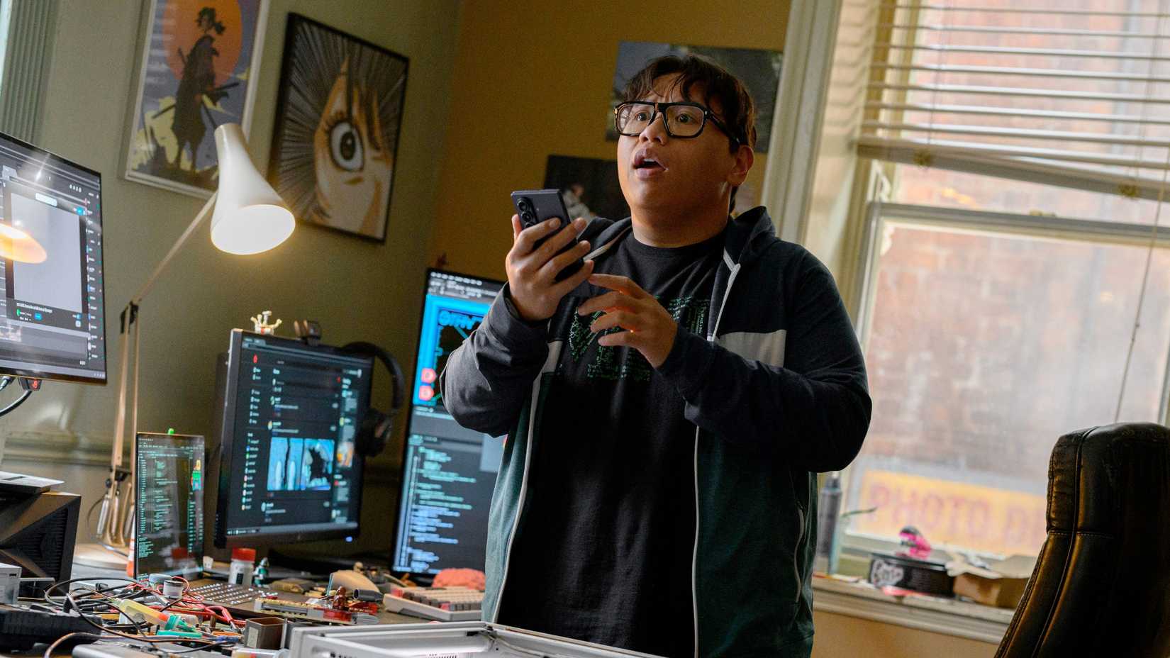 Ned Leeds with his spider tracker in Spider-Man Brand New Day