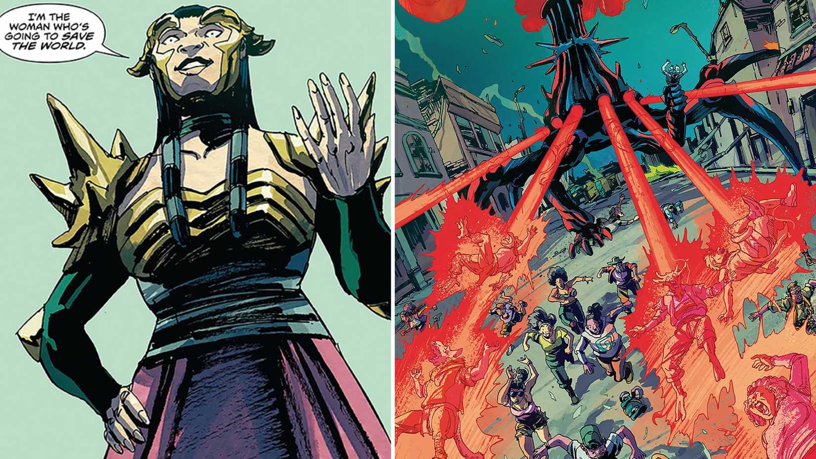 new power rangers villains the unmade and red censer