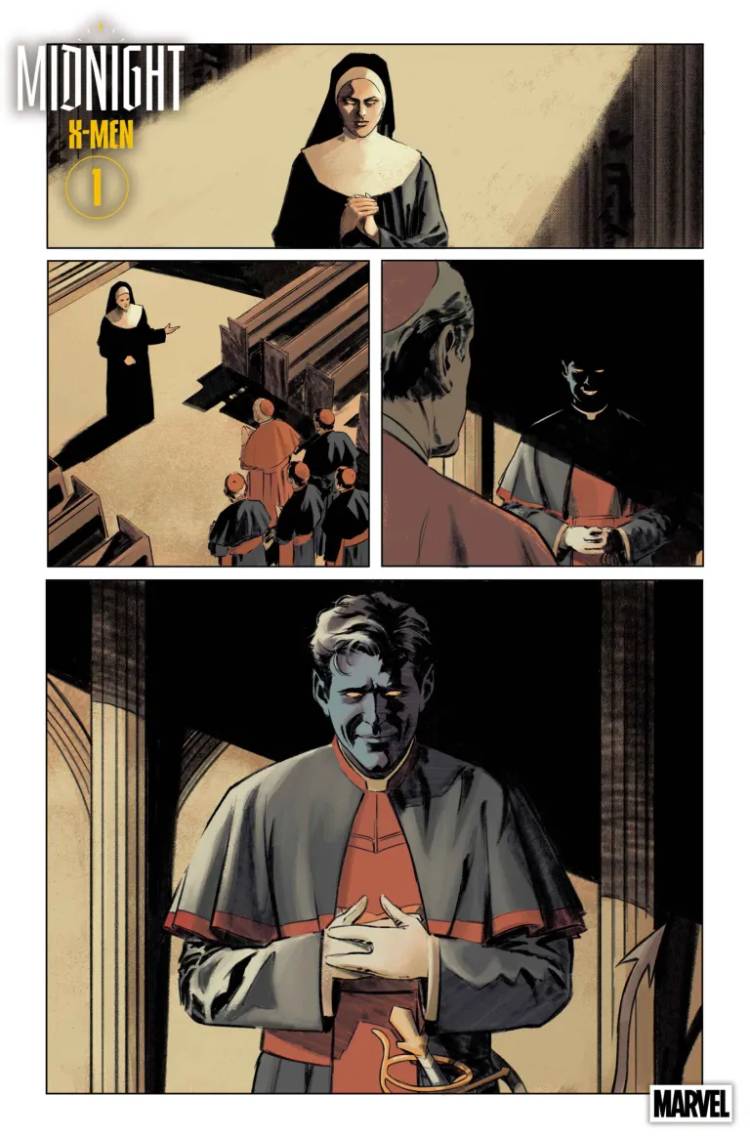 Nightcrawler steps out of the shadows in Midnight X-Men #3 comic