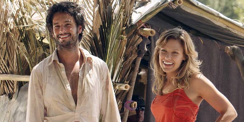Nikki and Paolo smiling in Lost