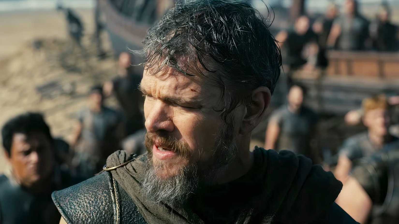 Odyssey informing his men that they are leaving Troy in The Odyssey