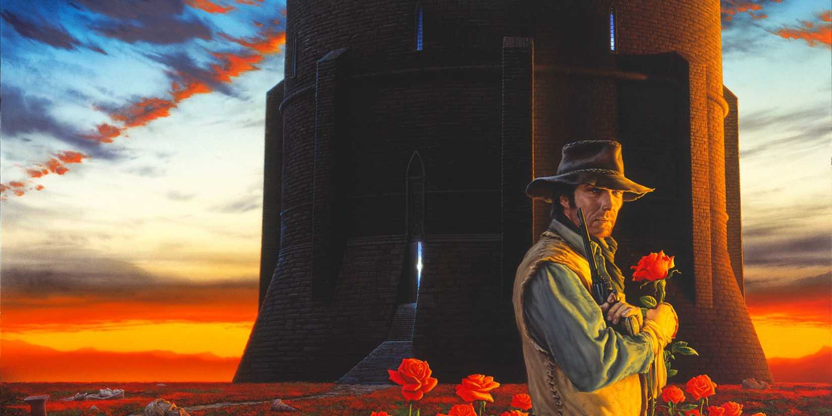 Official art of Roland and the Dark Tower by Michael Whelan