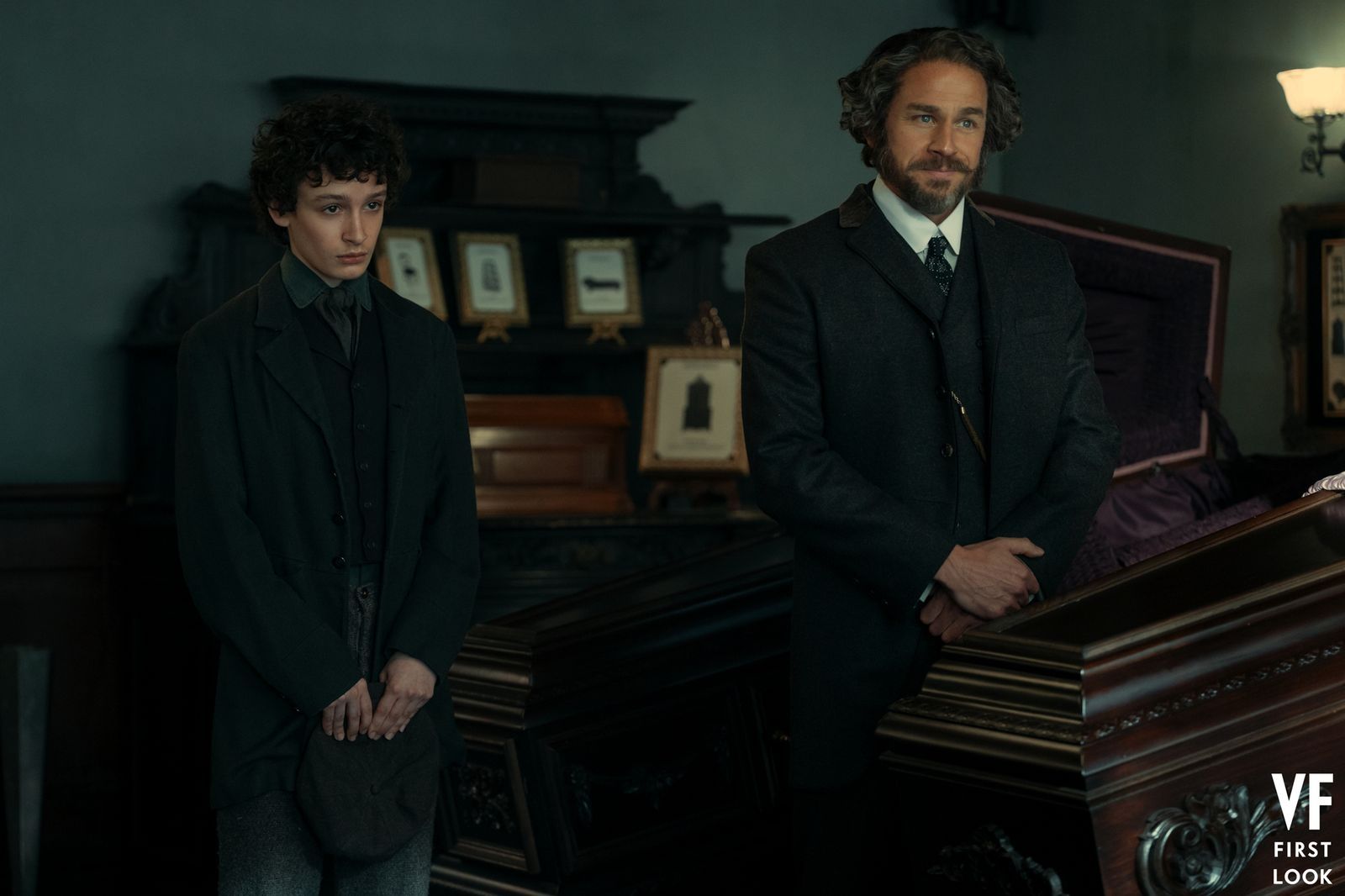 Oliver Spenceman as Stephen and Charlie Hunnam as Andrew Borden