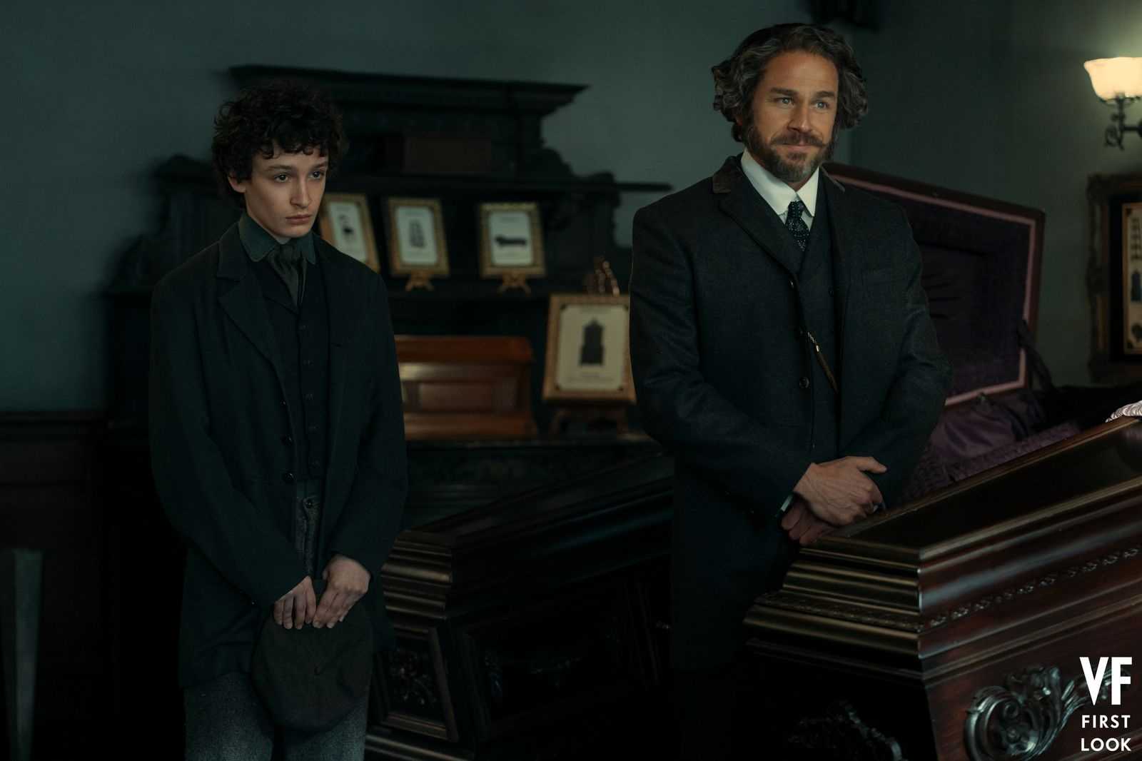 Oliver Spenceman as Stephen and Charlie Hunnam as Andrew Borden
