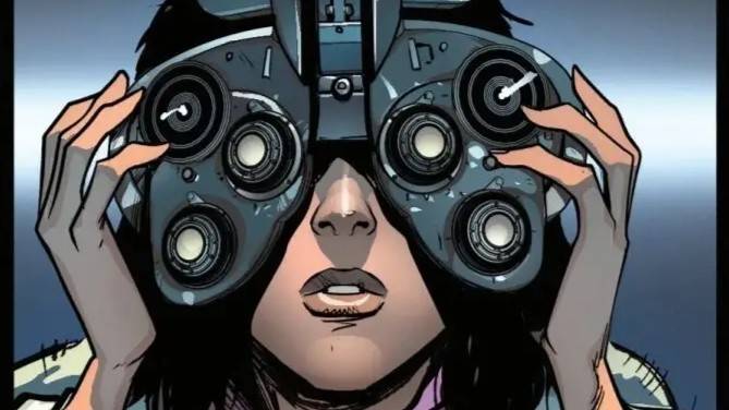 Paulina puts on special glasses in Ultimate Impact Reborn #3