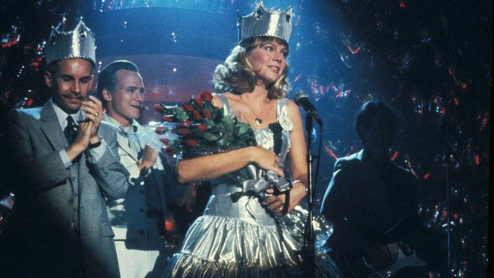 Peggy cries onstage in Peggy Sue Got Married