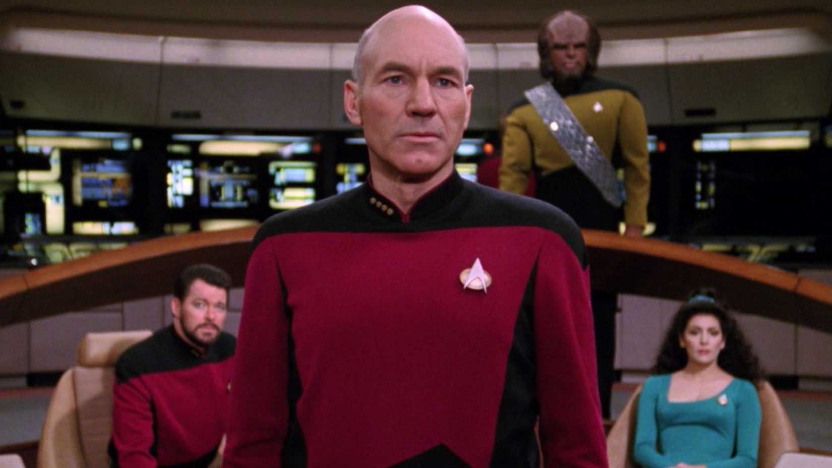 Picard in Yesterday's Enterprise