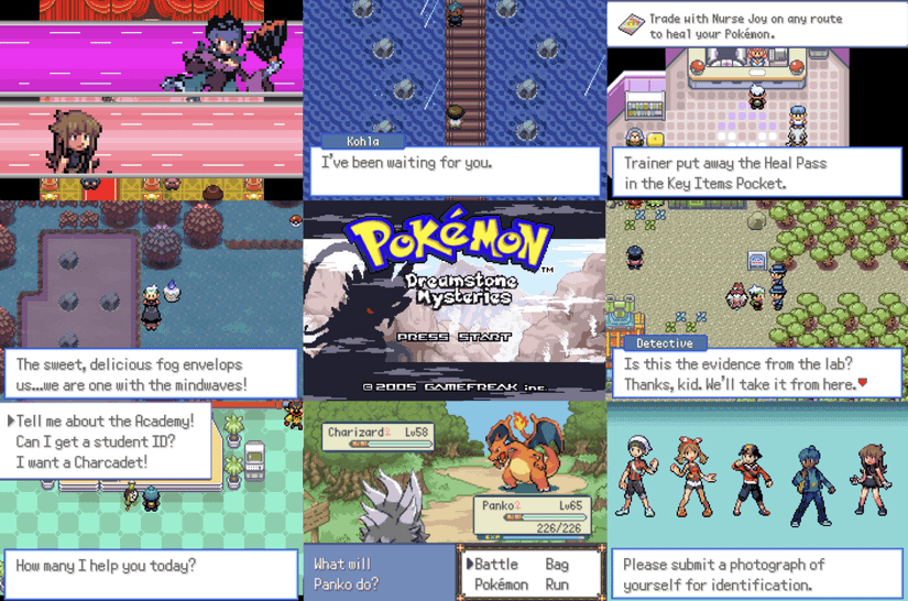 Pokemon dreamstone mysteries rom hack screenshots