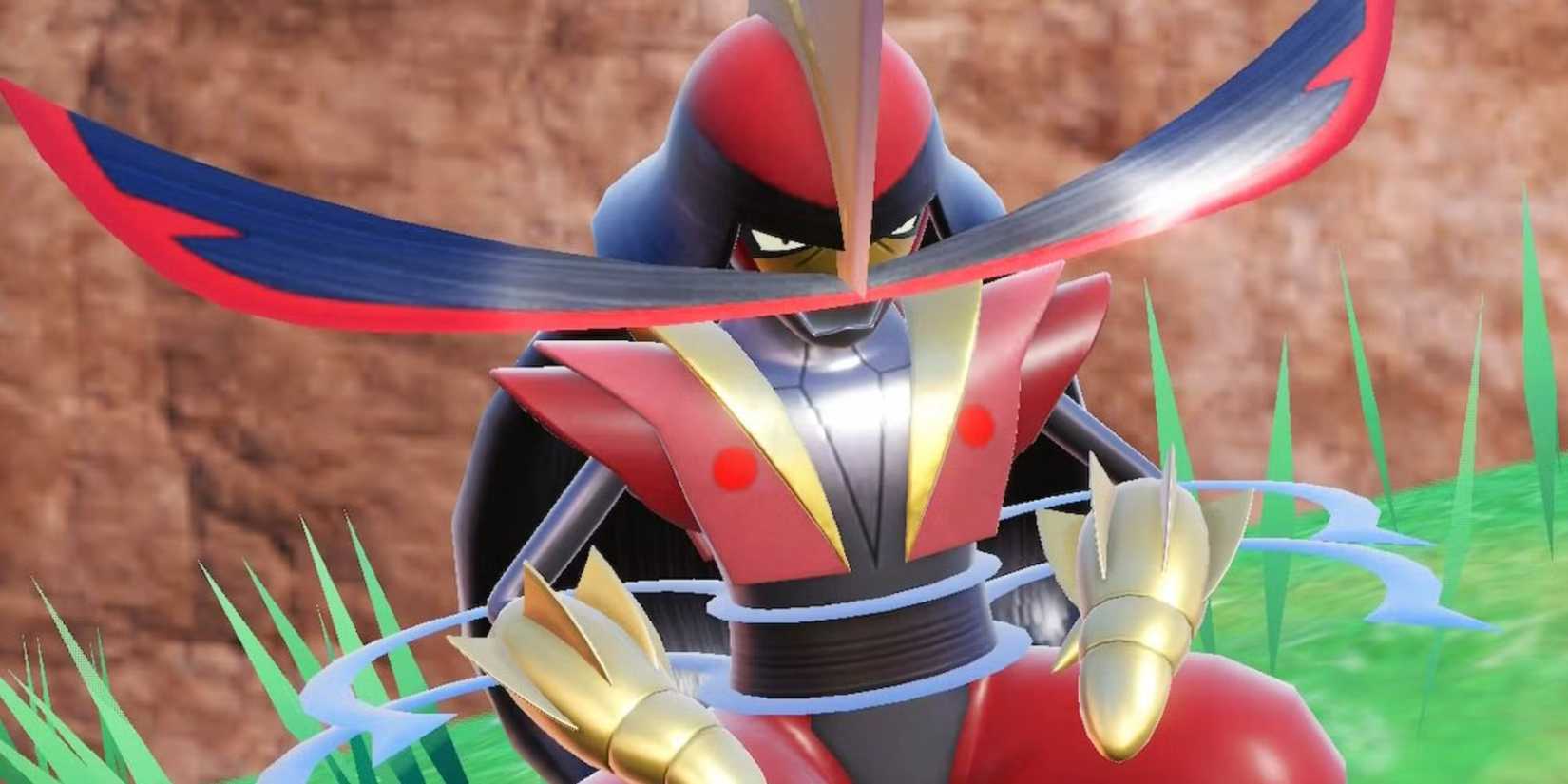 Image shows Kingambit from Pokemon Scarlet and Violet