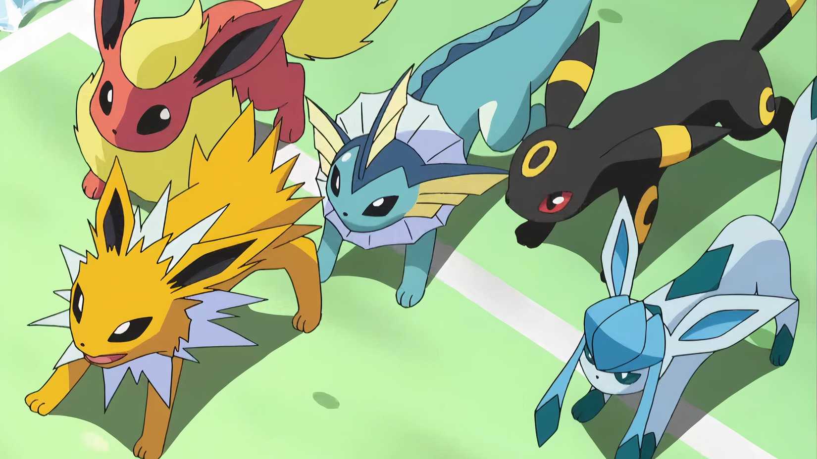 Pokemon various eeveelutions from BW Adventures