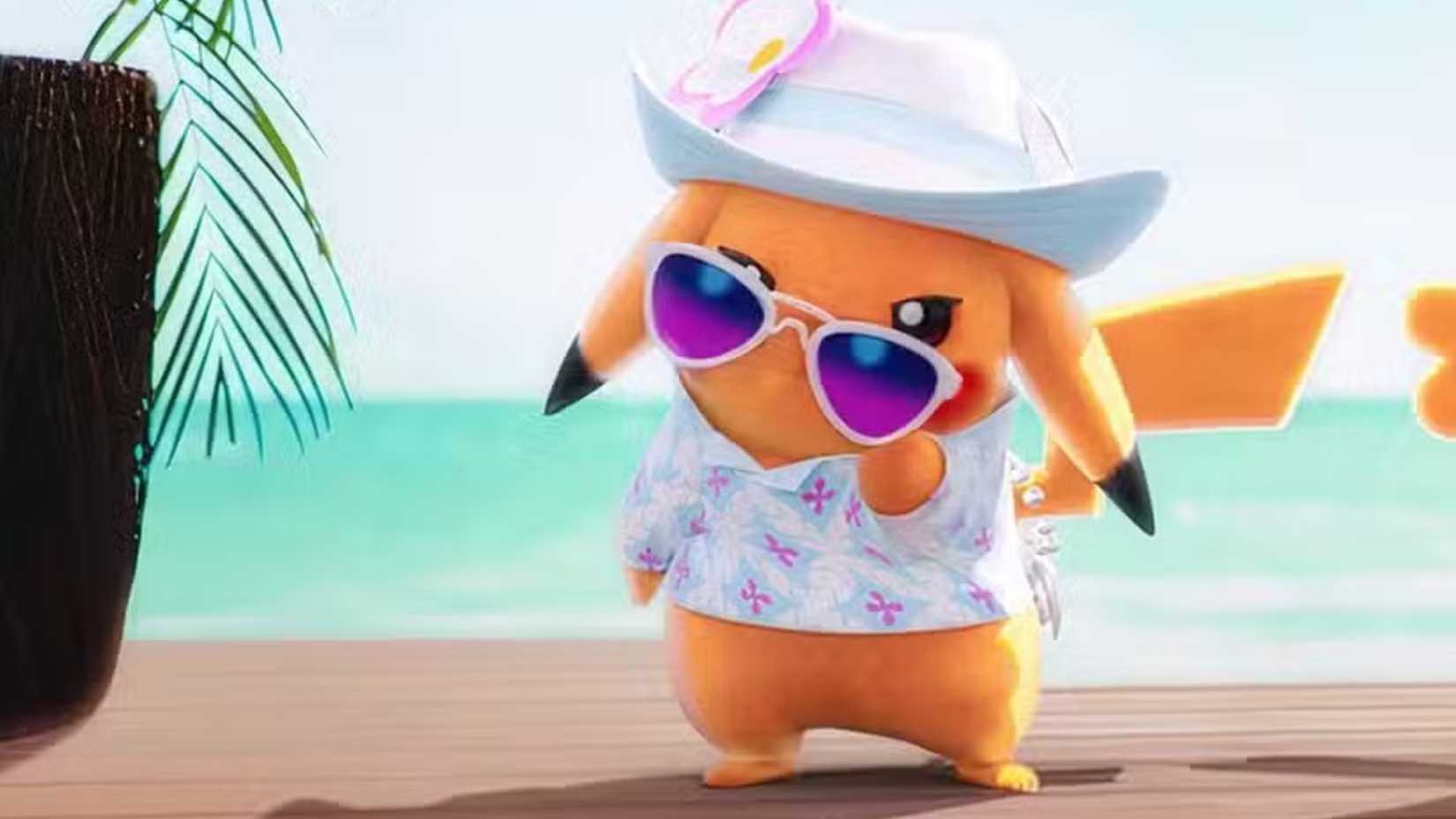 Pokemon Winds and Waves Pikachu with sunglasses-1