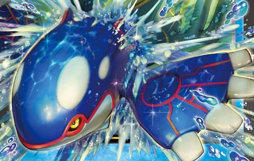 Pokemon Primal Kyogre card art  
