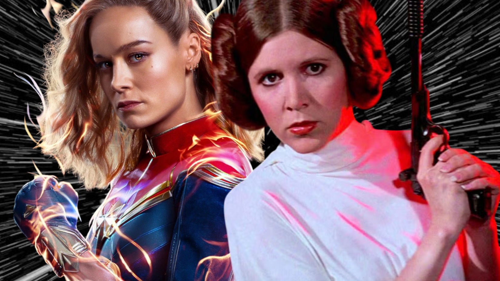 Princess Leia and Captain Marvel - Featured Image