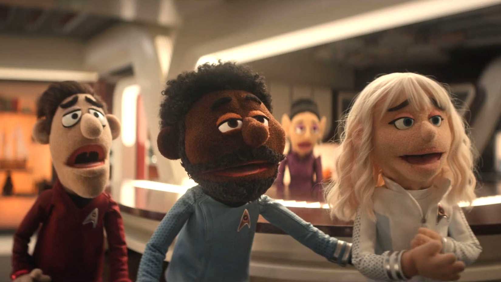 Puppets gasp at Pike in outer space