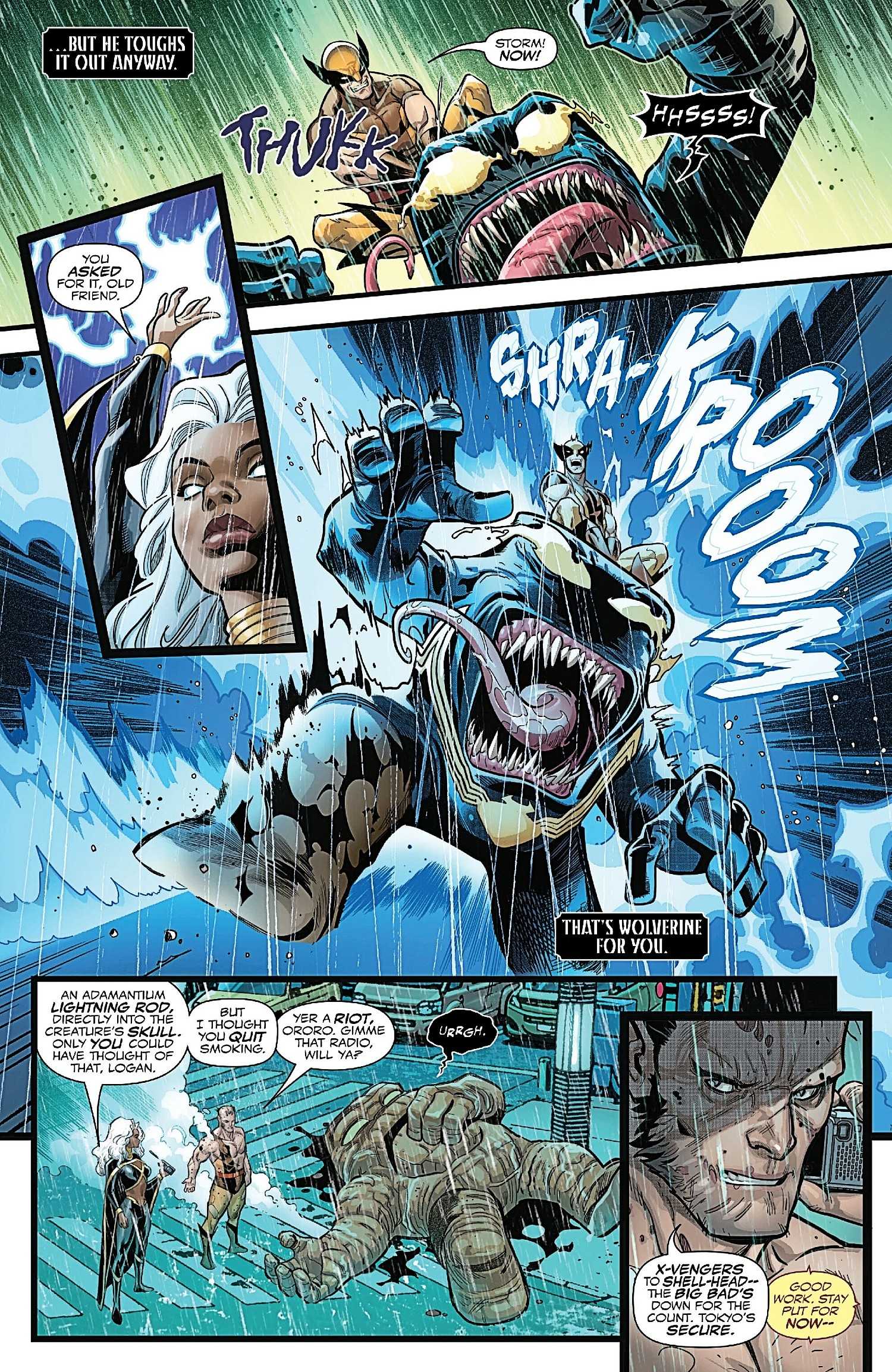 Queen in Black, Wolverine labels his team the X-Vengers